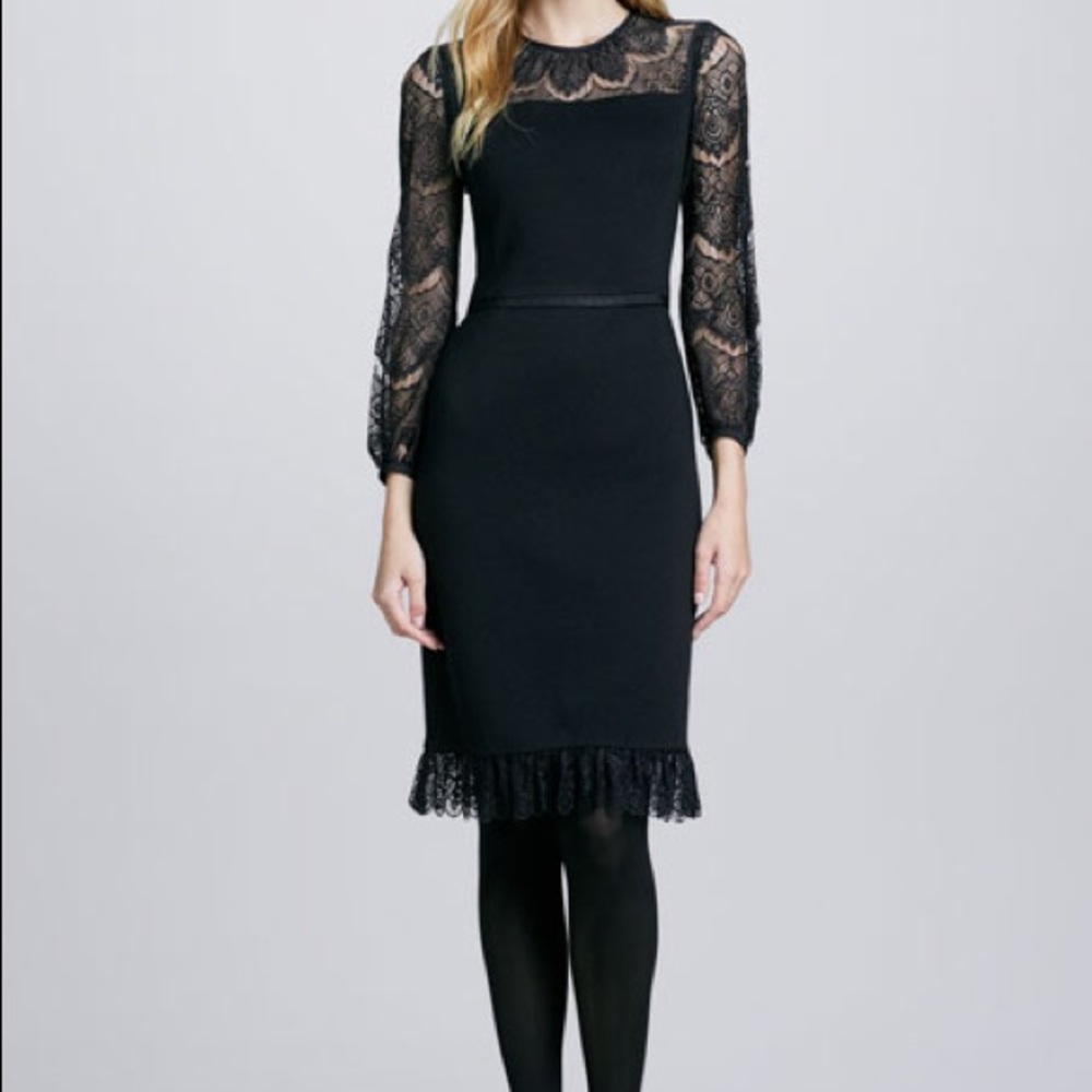 Tory Burch Tiana Sheath Lace Cocktail Dress Small
