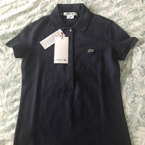 Navy Lacoste Polo Size 32/0