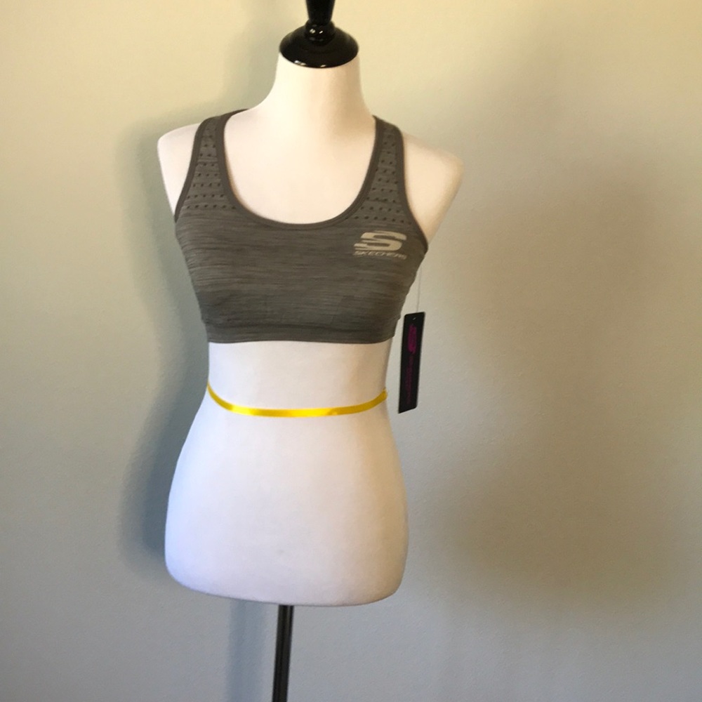 Sketchers sports bra. Gray