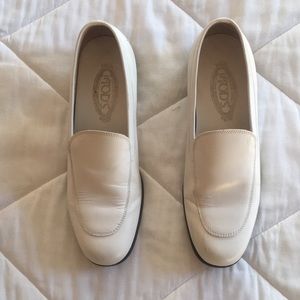 Tod's white loafers sz 39