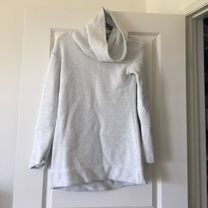 Oversized turtleneck sweater