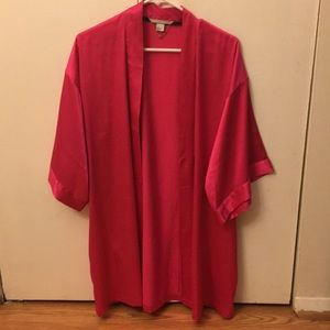 Hot pink Victoria's Secret satin robe