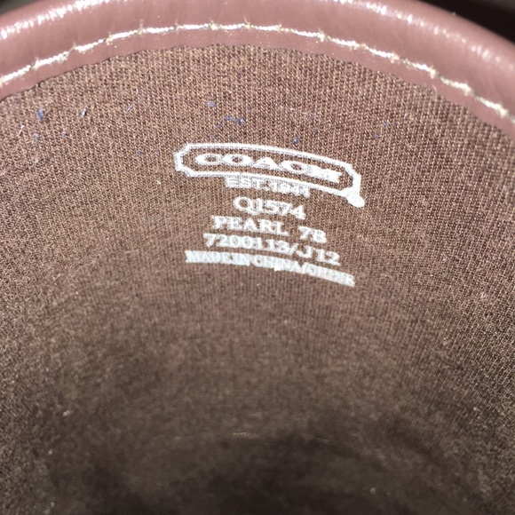 ❌SOLD❌COACH signature jacquard fabric rain boot - Picture 8 of 8