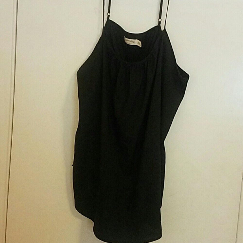 Black tank top