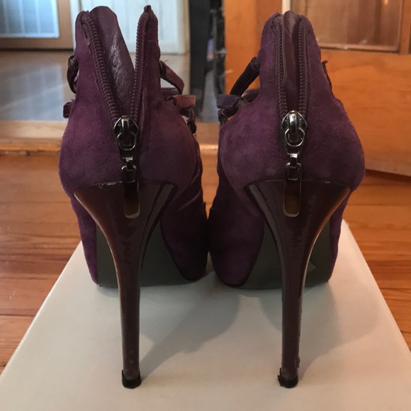 Purple Aldo Strappy Heels - Picture 4 of 7