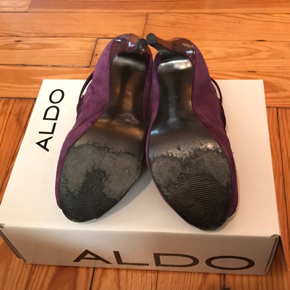 Purple Aldo Strappy Heels - Picture 5 of 7