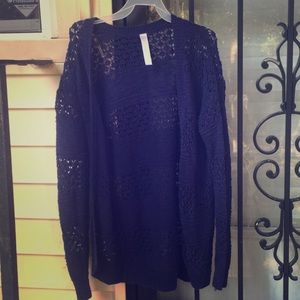Navy blue shrug