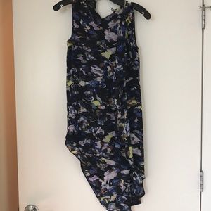 Bcbg asymmetrical patterned top XS