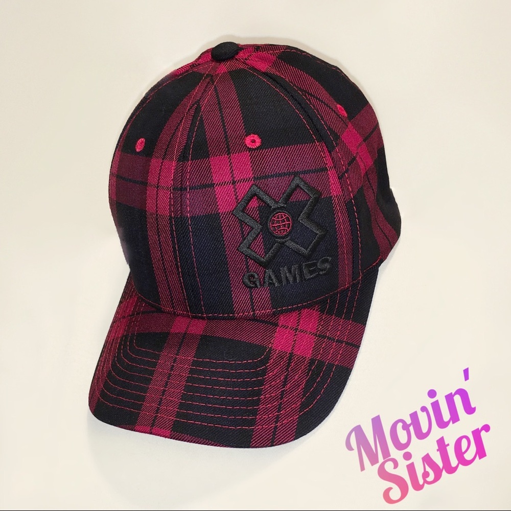 XGames 2017 Fleczfit, SZ S/M, Plaid/Red, NWOT