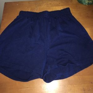 Navy soffe shorts
