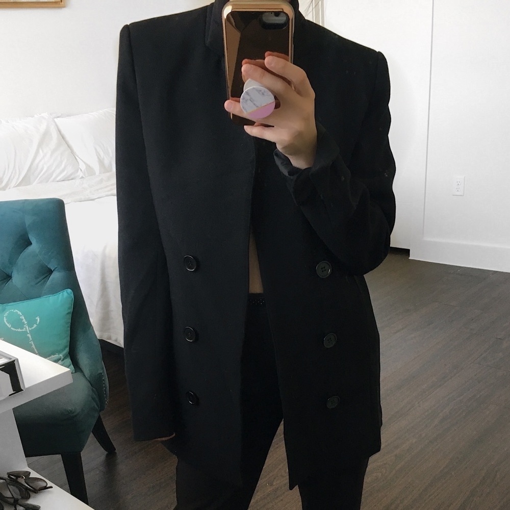 Black Double Breasted Blazer