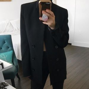 Black Double Breasted Blazer