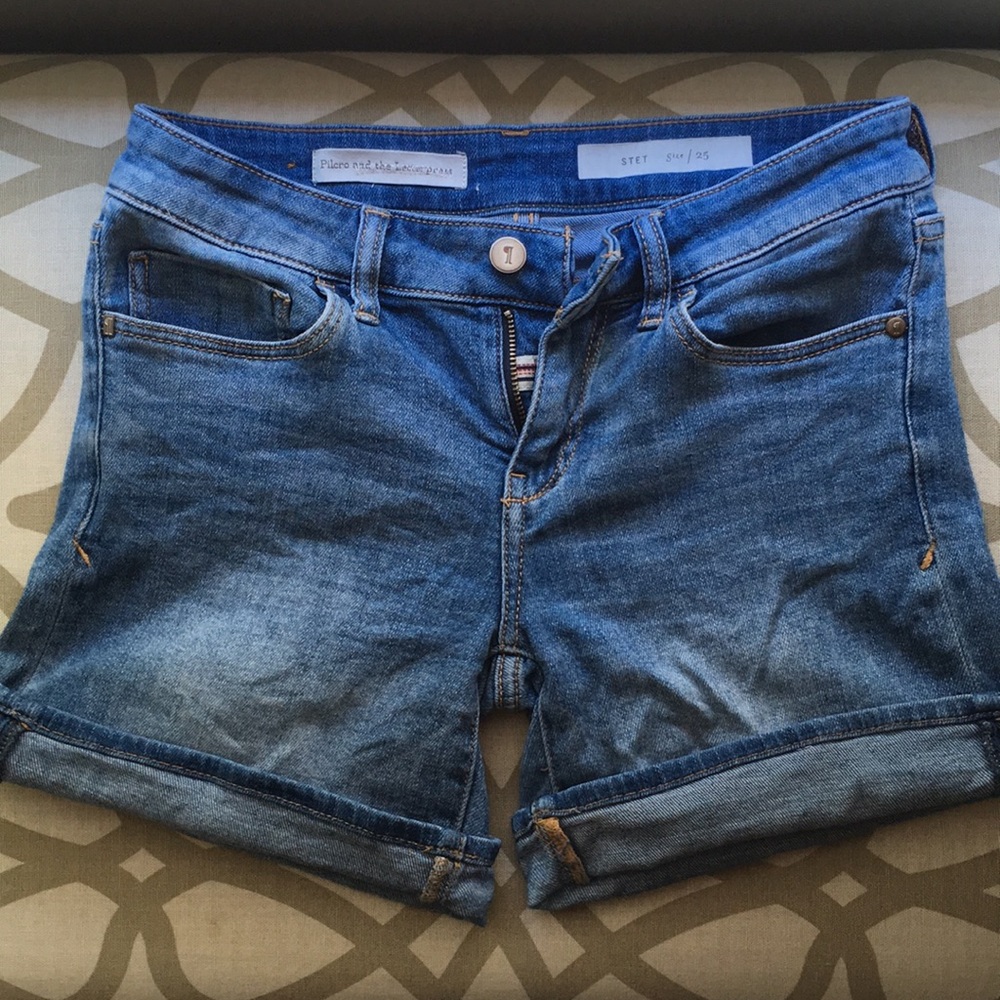 Anthropologie jean shorts
