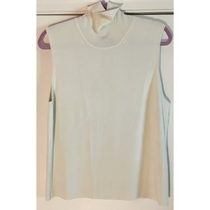 City Silk Cream Turtleneck