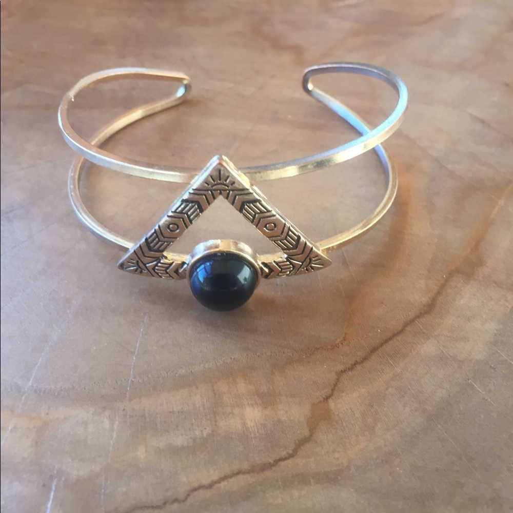 Boho Bracelet Triangle Circle Adjustable - image 1