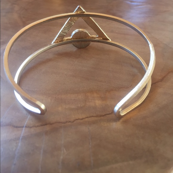 Boho bracelet triangle circle adjustable - Picture 4 of 4