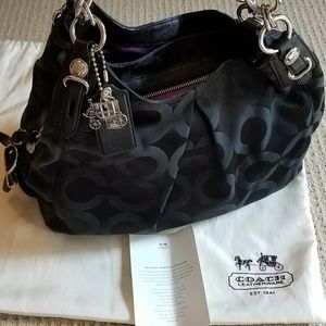 Coach Mia Op Art Sateen Maggie 15756 purse