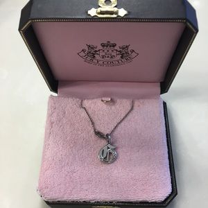 Juicy Couture Initial Necklace with Original Box