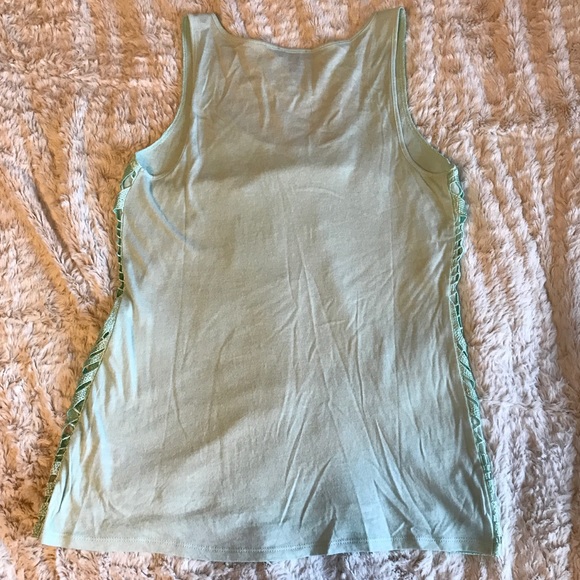 Express mint green top size small - Picture 2 of 3