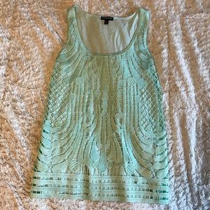 Express mint green top size small