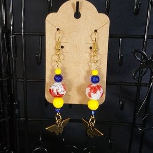 Handmade Wonder Women Earrings