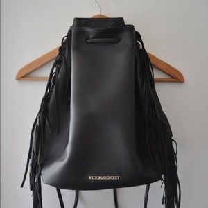 Victoria's Secret Leather Backpack