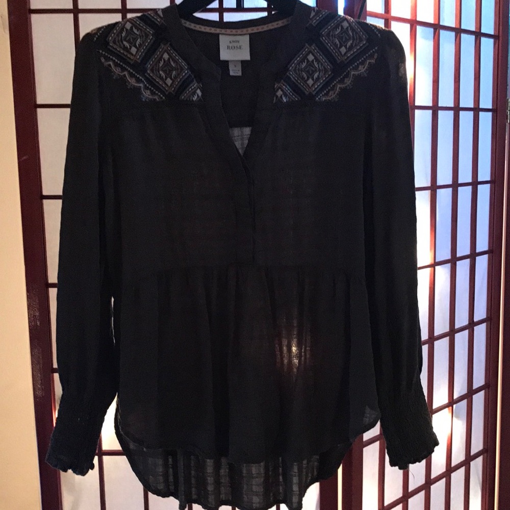 Knox rose army green blouse