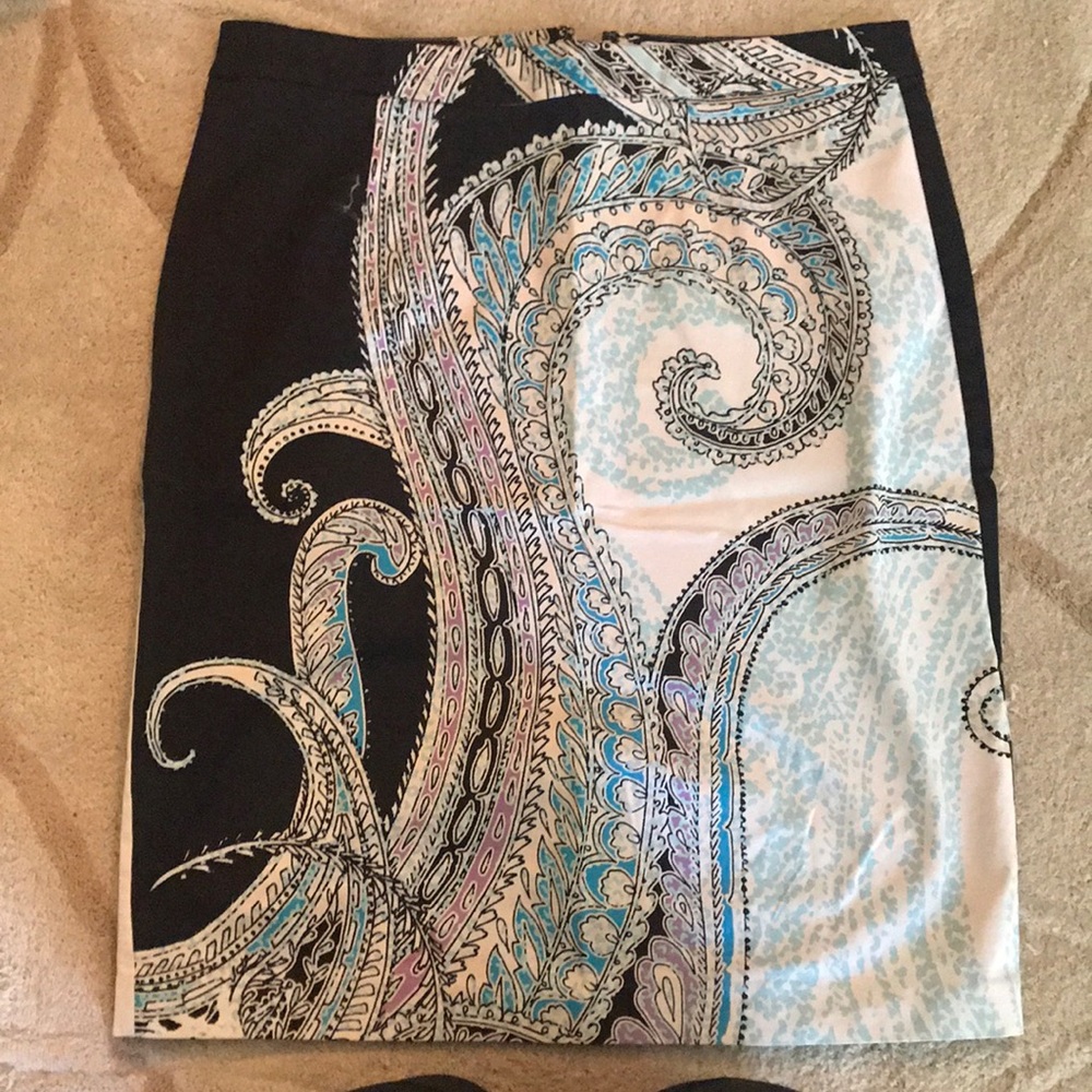 New York & Co pencil skirt patterned pencil skirt