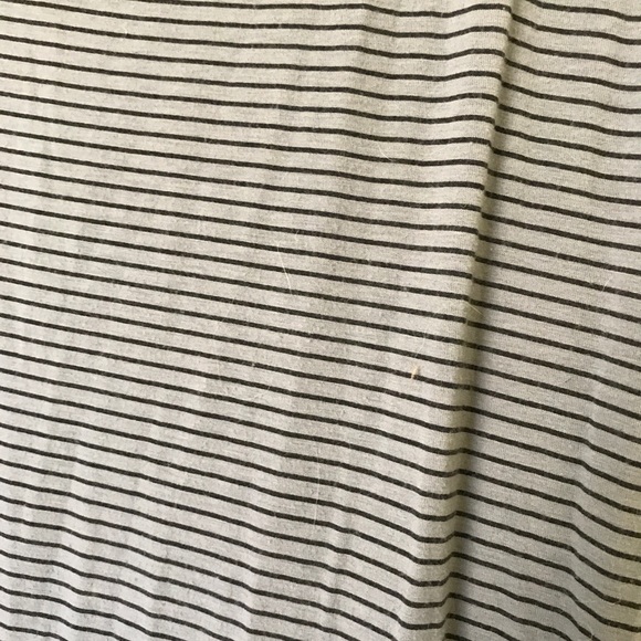 Mossimo gray and black striped maxi halter dress - Picture 2 of 4