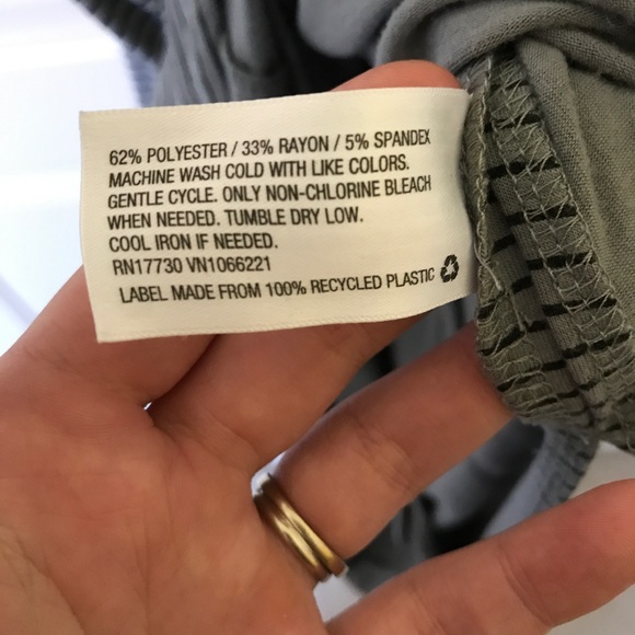 Mossimo gray and black striped maxi halter dress - Picture 4 of 4