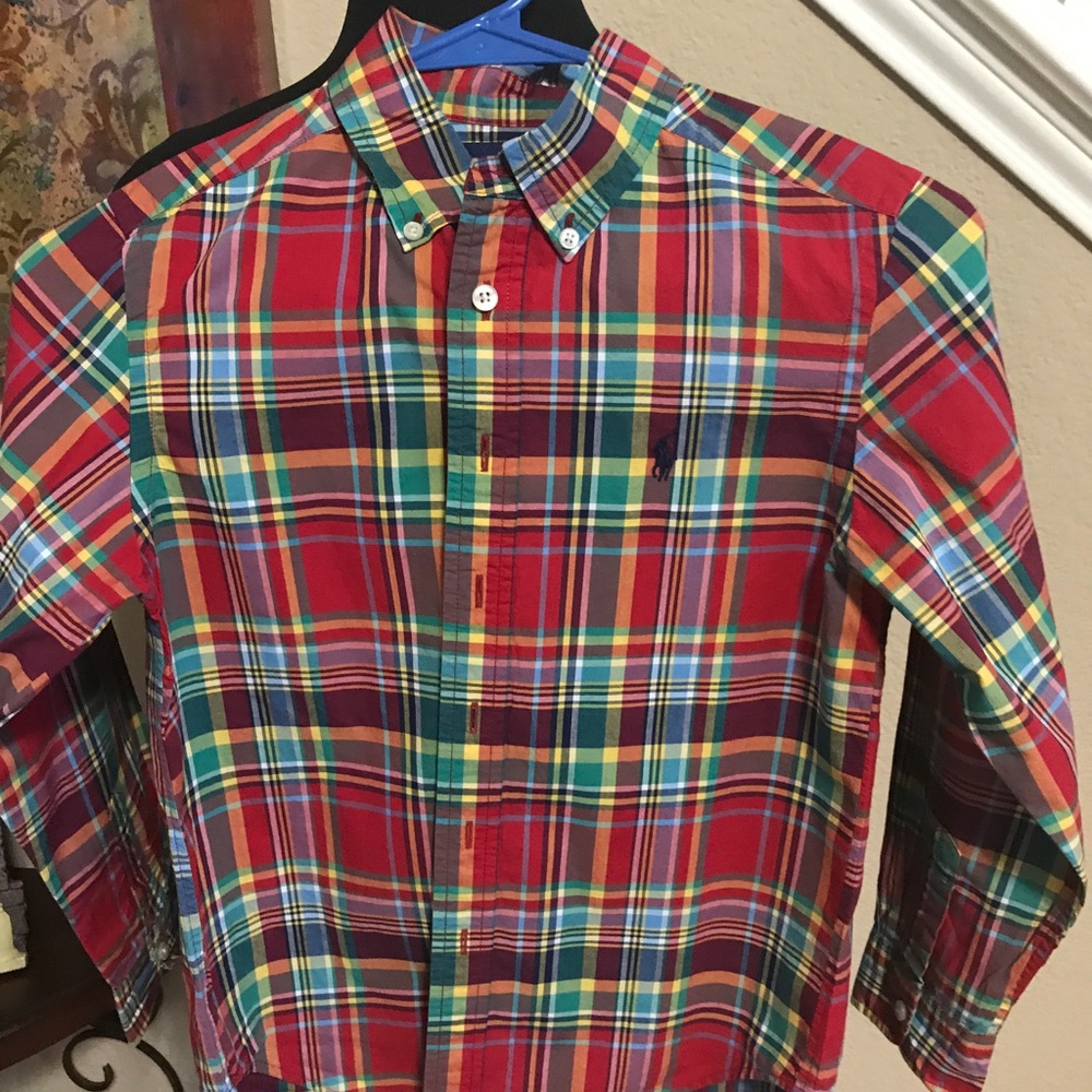 Boy's Ralph Lauren Button Down Shirt Size S (8)