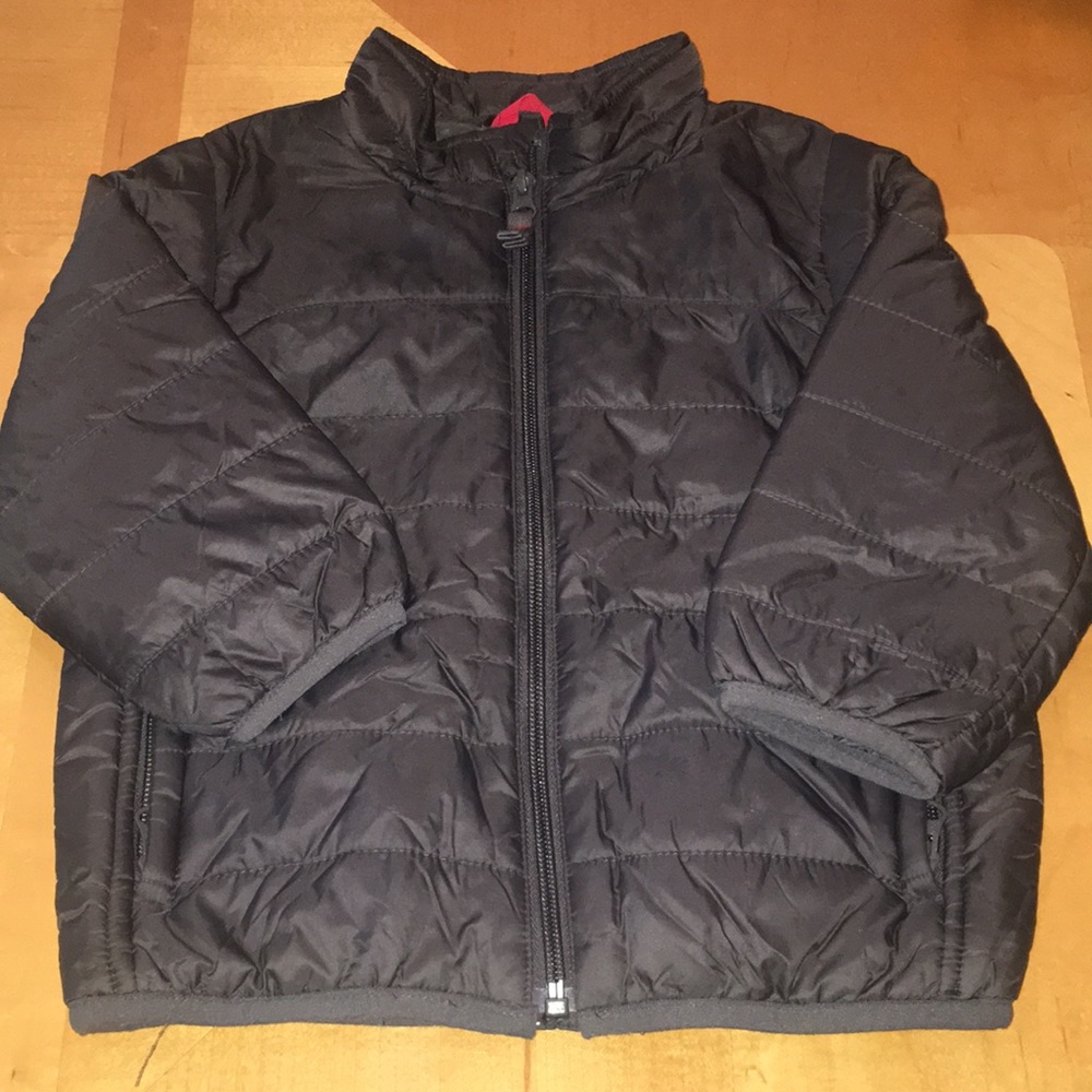 Grey thin puffer sz 18/24 mos