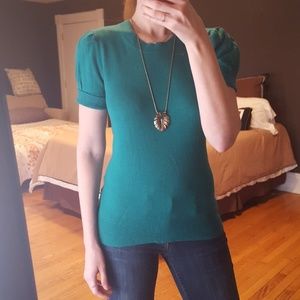 Womens teal Banana Republic sweater