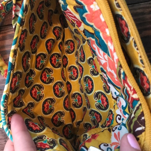 Vera Bradley Yellow Crossbody Purse - Picture 4 of 4