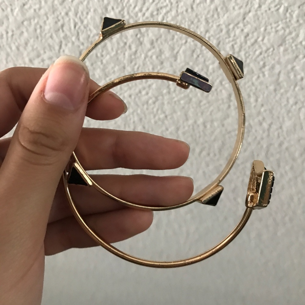 Gold Studded and Adjustable Bracelets