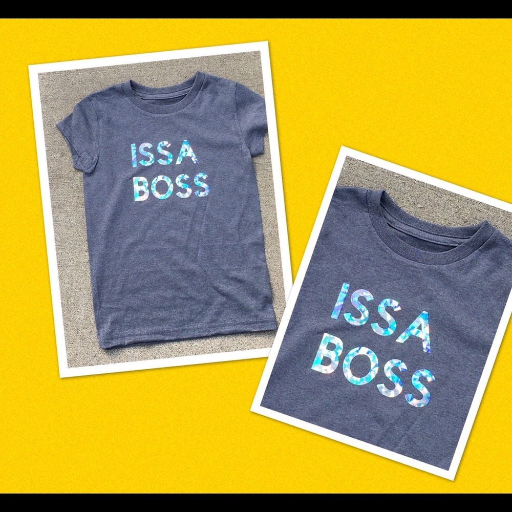 Youth Girl Expression T-Shirt "ISSA BOSS"