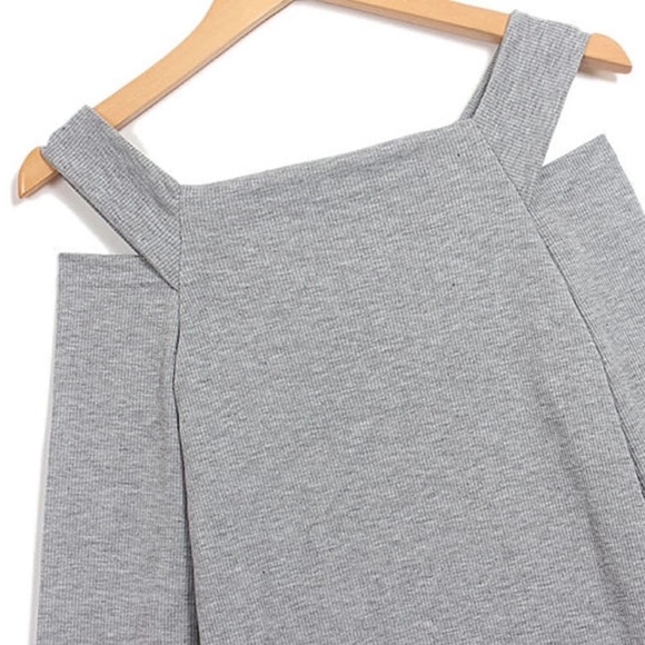 Gray Sweater Dress - Picture 6 of 7