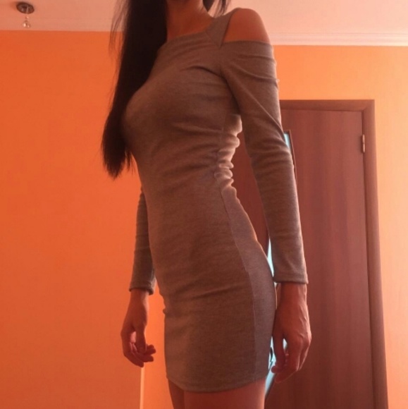 Gray Sweater Dress - Picture 7 of 7