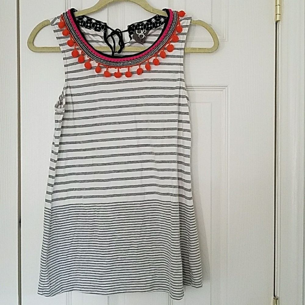 Anthropologie Embellised Tank Top