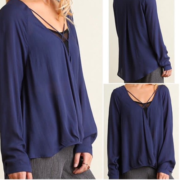 Royal Blue Blouse - Picture 3 of 7