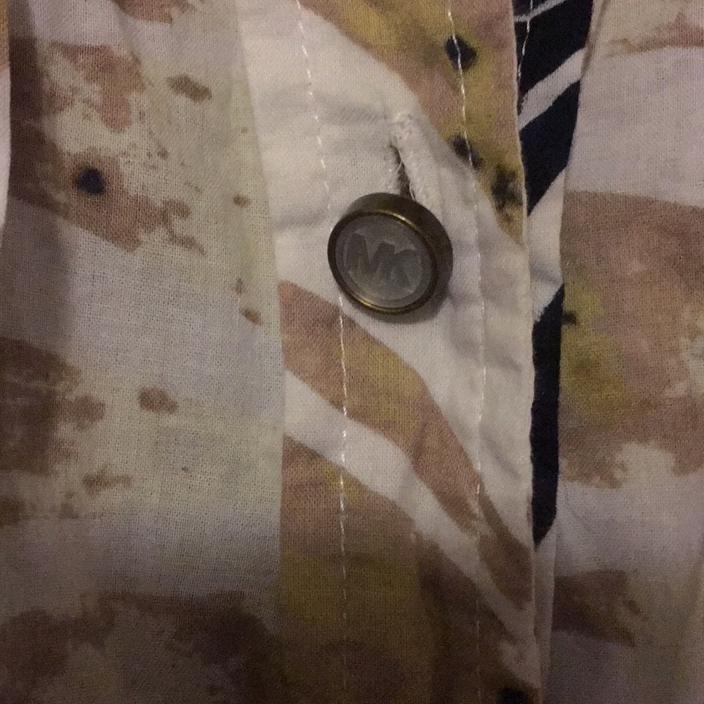 👚Michael Kors  Sz 14 Safari Inspired Top👚 - Picture 4 of 5
