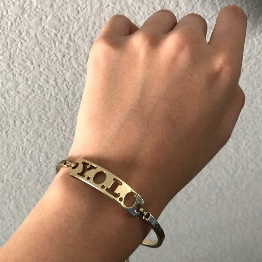 Yolo adjustable bracelet