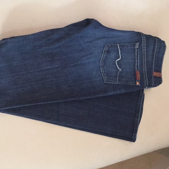 7 For All ManKind low rise straight leg Jeans - Picture 2 of 6