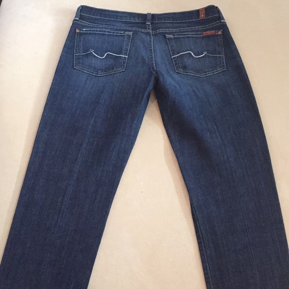 7 For All ManKind low rise straight leg Jeans - Picture 6 of 6