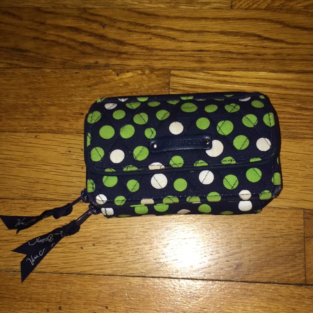Vera Bradley coin, phone, and card purse/ wallet