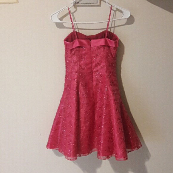 Pink Floral Party Dress - Picture 2 of 2
