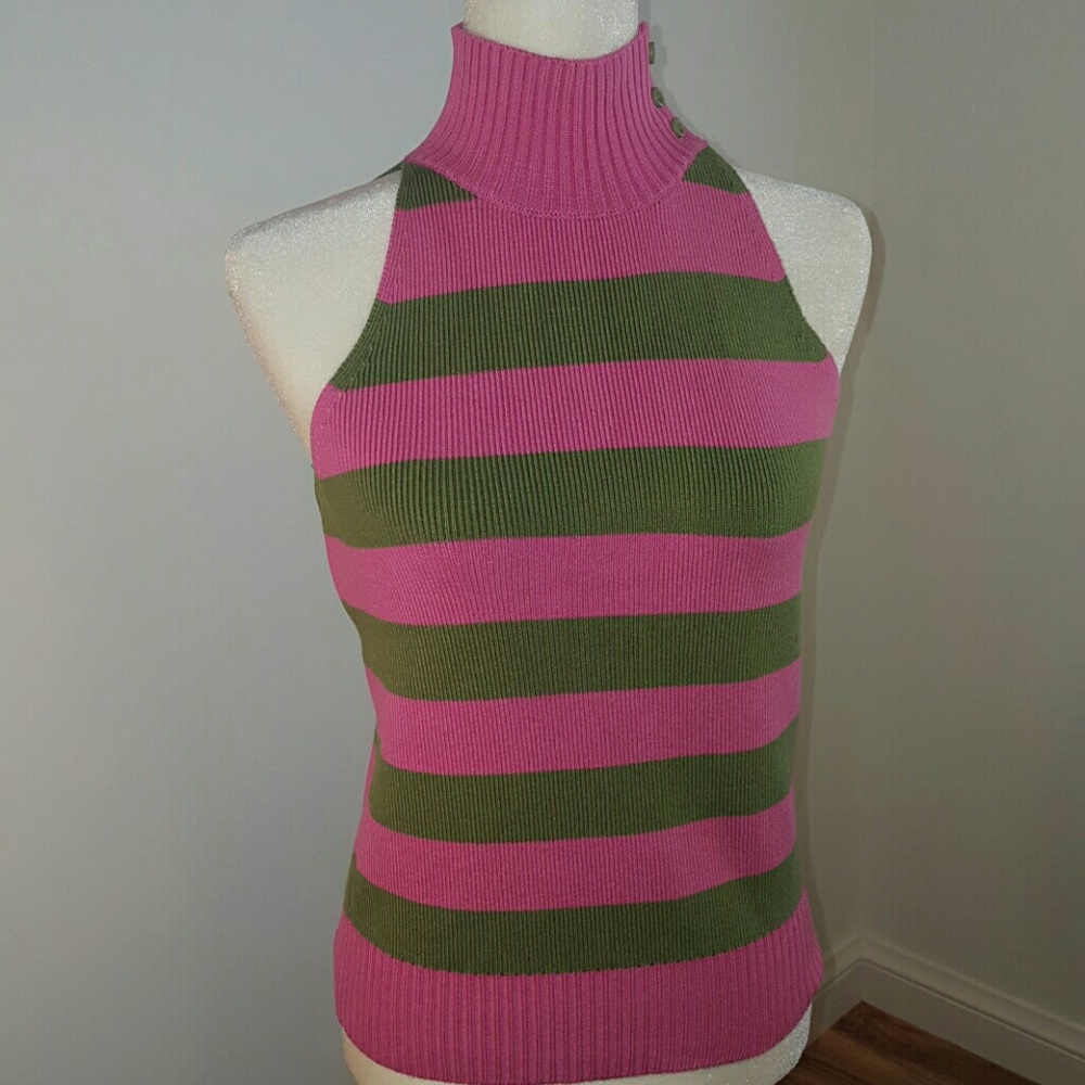 Pink & Green Sweater Tunic