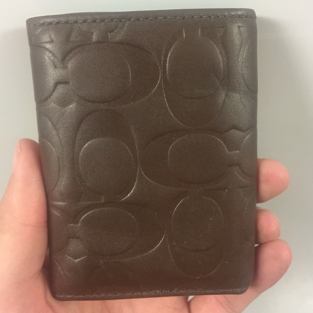 Coach Brown Tri-fold Wallet