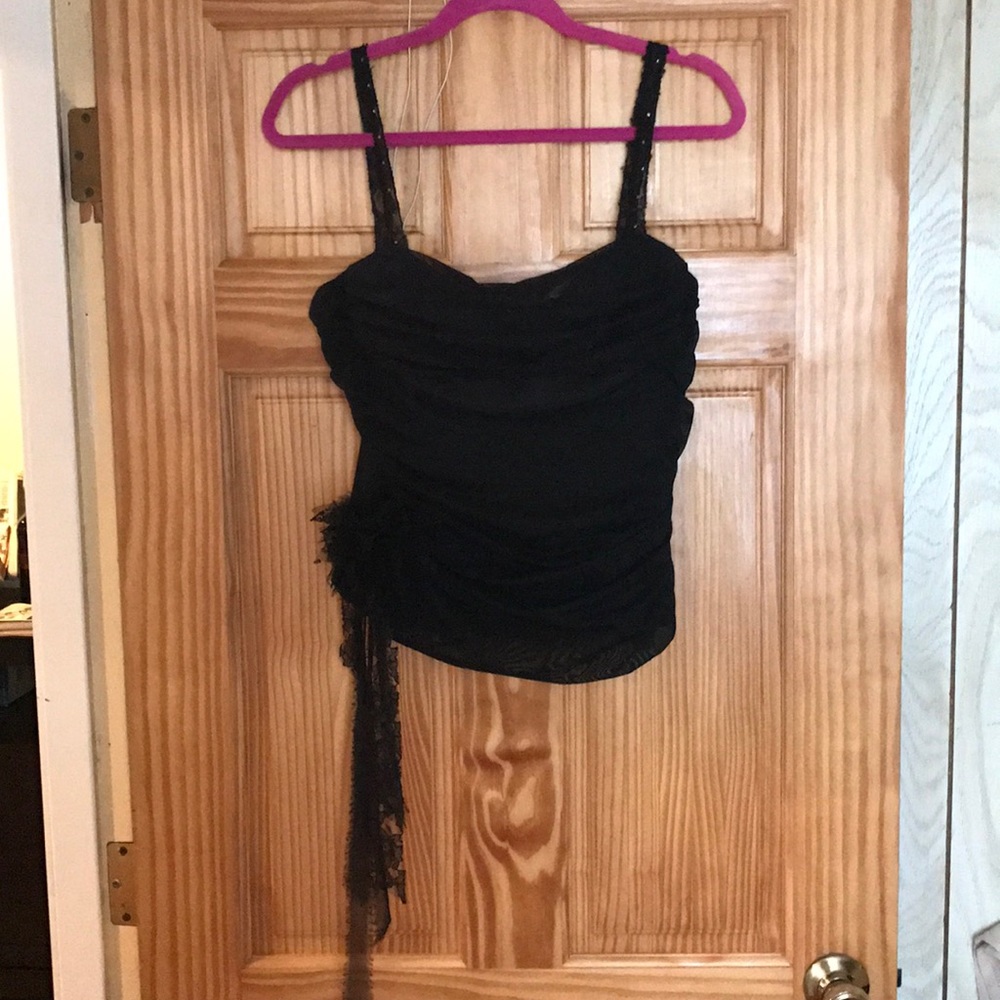BCBG tank top with ruching!