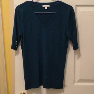 New York & Co Large Teal sweater